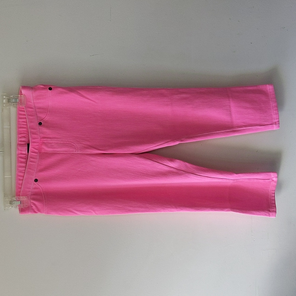 Hue Jeggings Size (S) Pink Stretch Jean Leggings